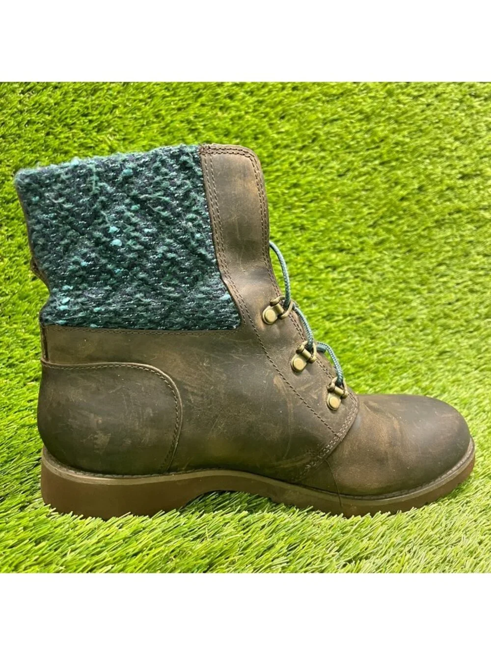 The North Face Ballard Womens Size 8.5 Brown Outdoor Leather Lace Up Ankle Boots